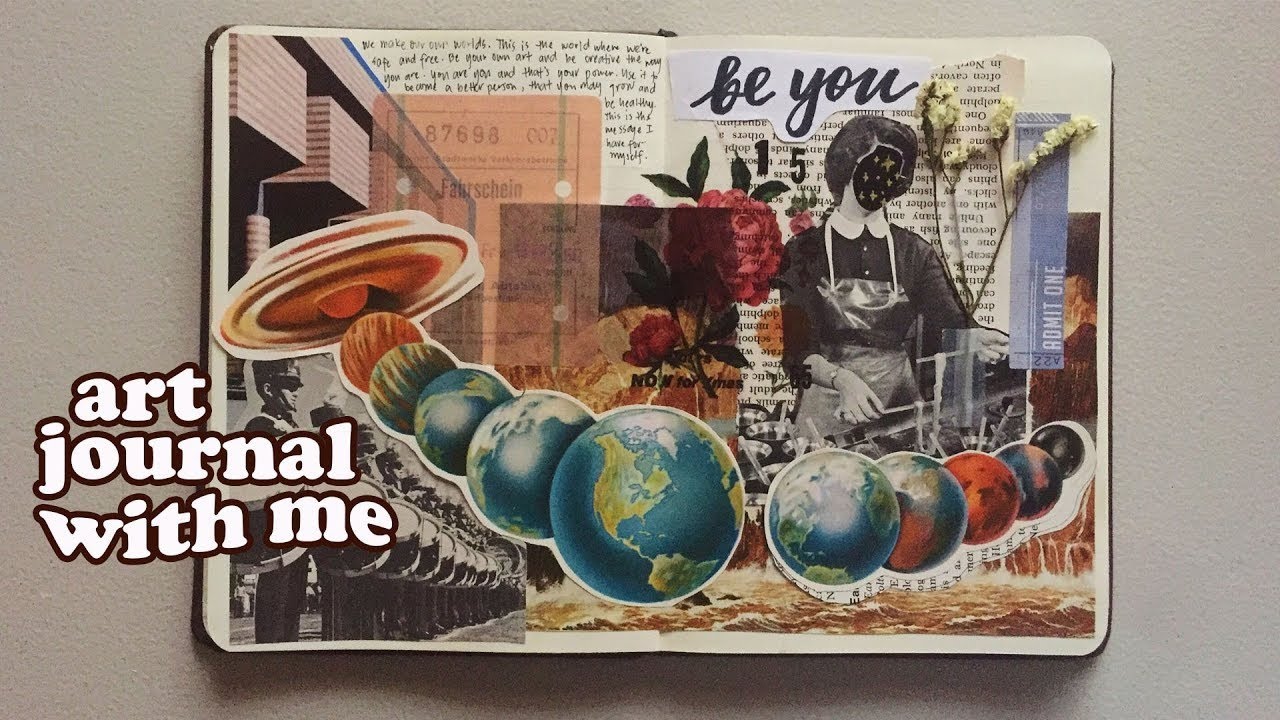 🌞 art journal with me #1