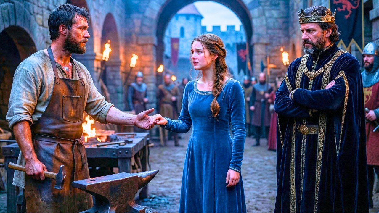 Era doar un fierar sărac — dar Regele a venit personal la coliba lui și…