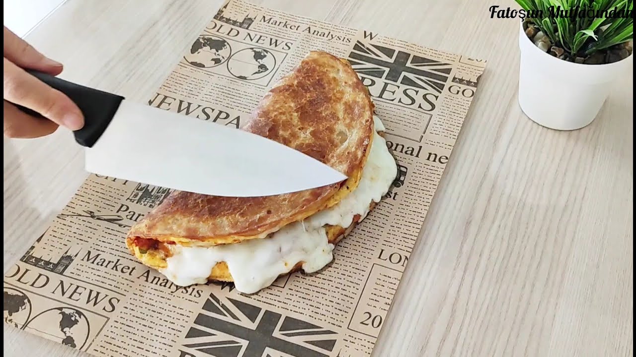 PİZZA TADINDA LAVAŞLI SUCUKLU OMLET Kahvaltının Yıldızı Olacak#pratiktarifler #yemektarifleri#tarif
