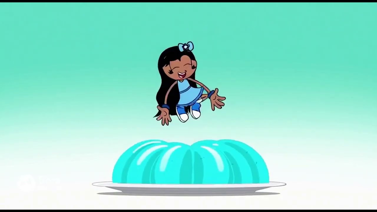 Sapphire Bouncing on the Jello