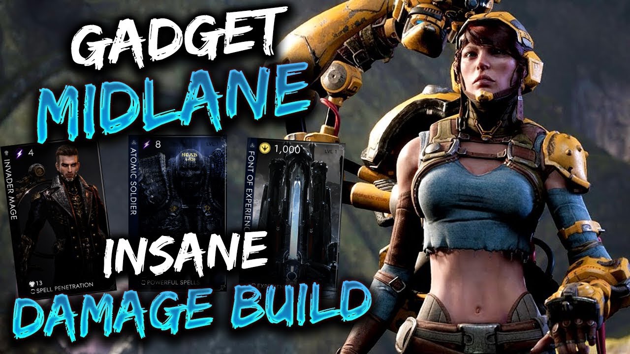 Paragon Gadget Gameplay - FULL DAMAGE BUILD!!!
