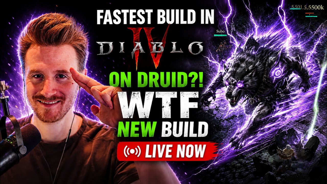 FASTEST BUILD IN GAME? DRUID Speed HACK LIVE NOW