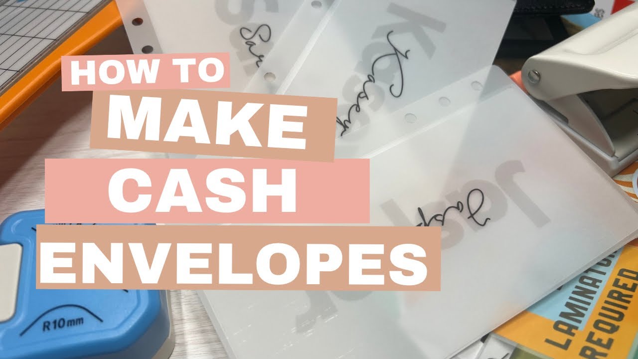 HOW TO MAKE VELLUM CASH ENVELOPES TUTORIAL | DIY A6 CASH ENVELOPES
