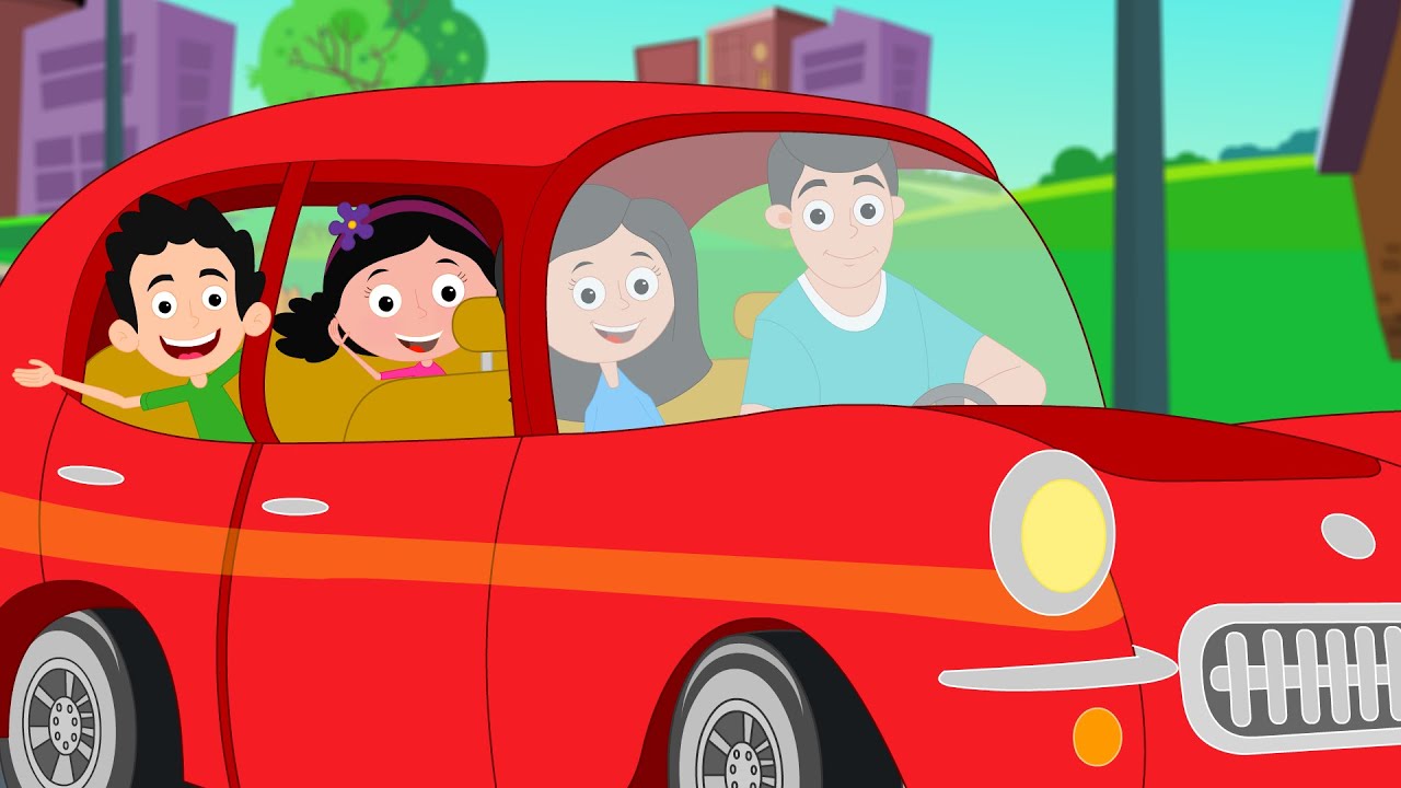 Daddys Red Car | Nursery Rhymes For Kids