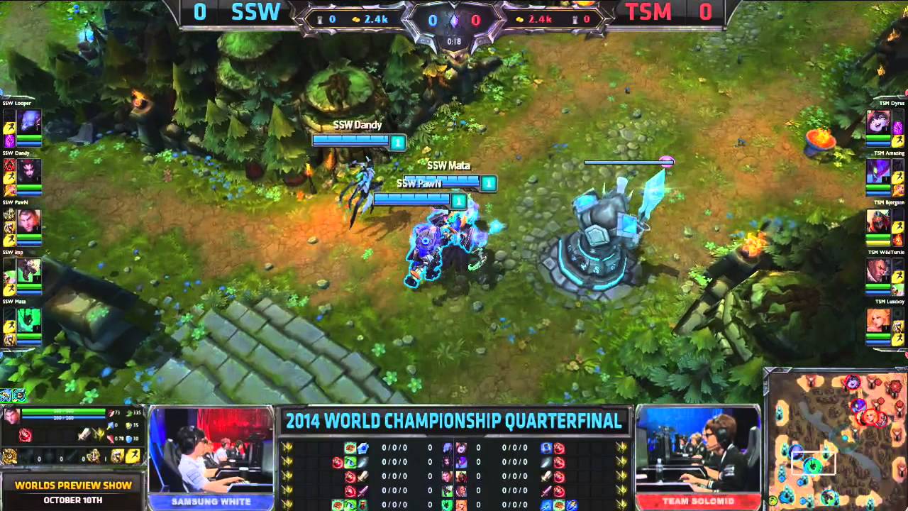 SSW vs TSM - 2014 World Championship Quarterfinals D1G1