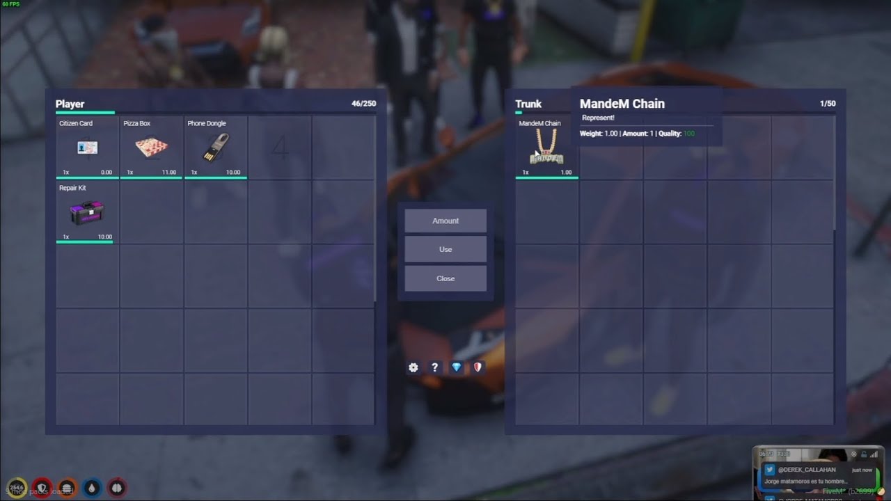 Matt Receives a Mandem Chain From The Mandem In Nopixel Spain | NoPixel Mandem GTA RP
