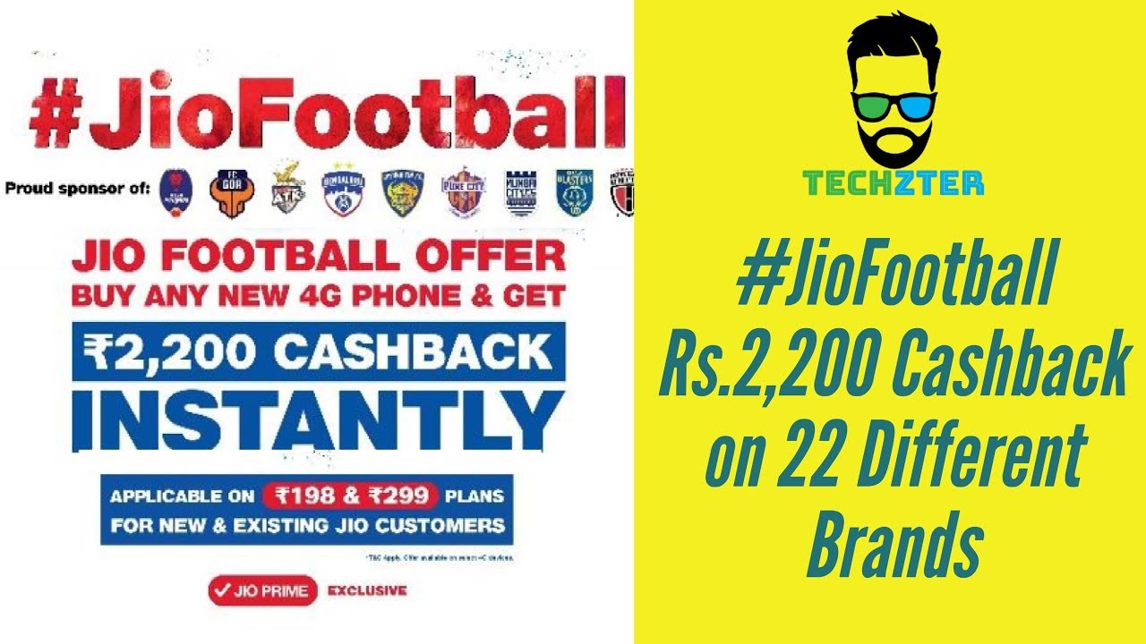 #JioFootball Offer | Rs.2,200 Instant Cashback | Recharge Rs.149 & Rs.299