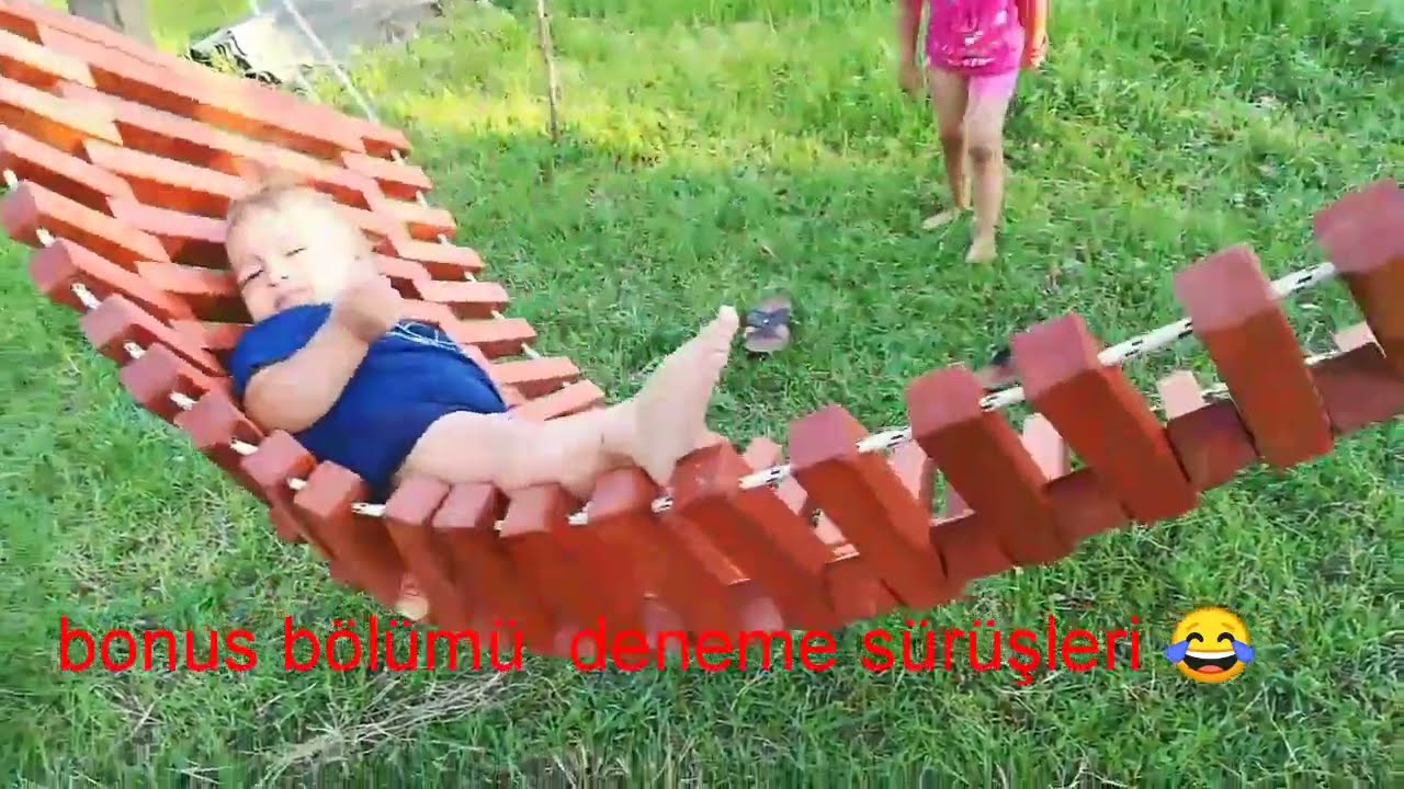Hamak nasıl yapılır ahşap hamak yapımı  . Süper oldu .