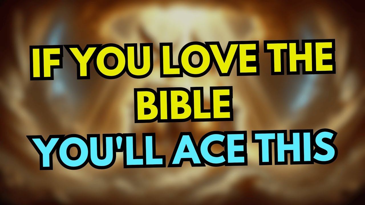 📖 15 TOUGH BIBLE QUESTIONS EVERY CHRISTIAN SHOULD KNOW! ✝️🔥 | BIBLE QUIZ