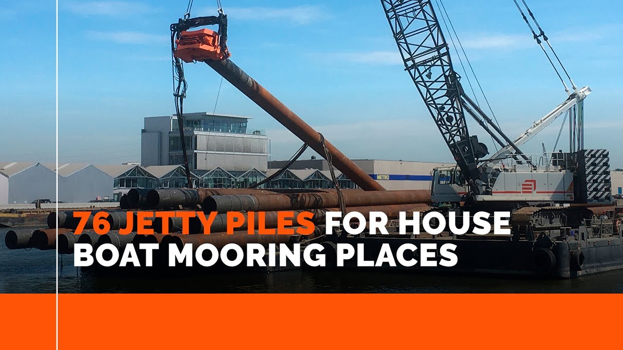 76 JETTY PILES FOR HOUSE BOAT MOORING PLACES
