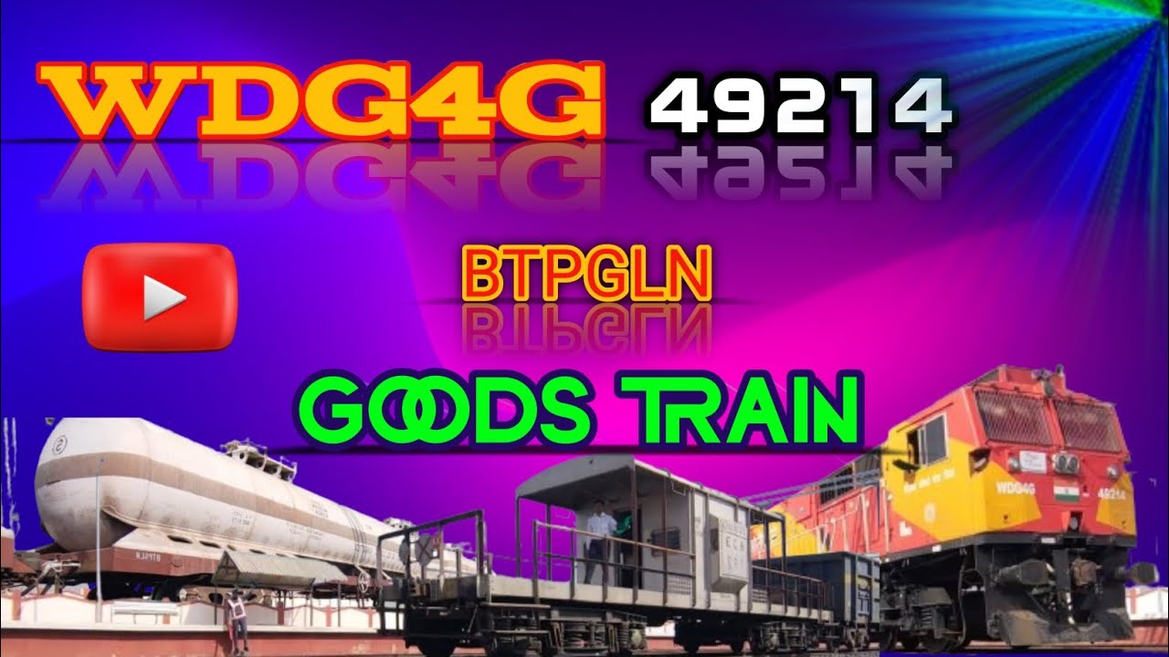 Petroleum Gas ||गुड्स ट्रेन||BTPGLN लोकोशेड रोजा WDG4G 49214🚆 DISEL POWER