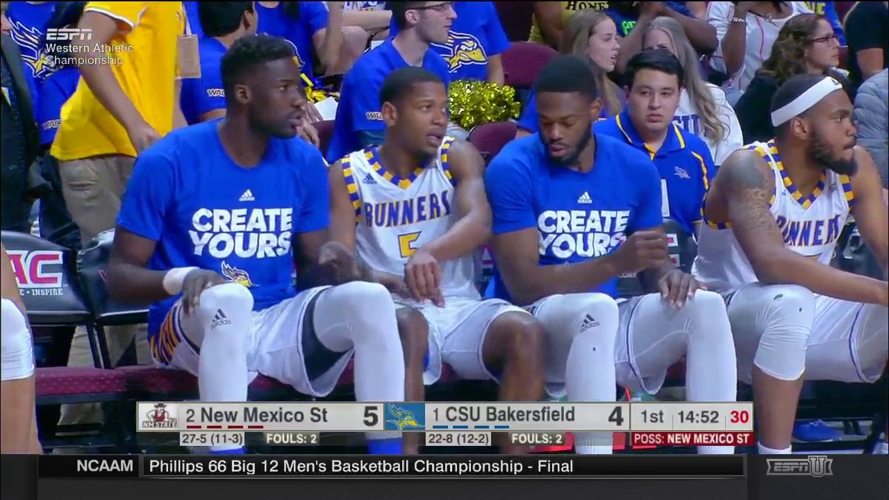 New Mexico State vs CSU Bakersfield 2017 Western Athletic Championship