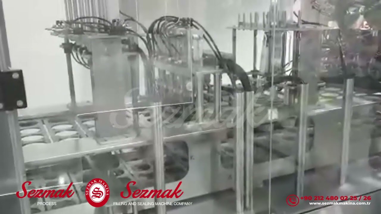 Linear Pasta Cup Filling and Sealing Machine | Lineer Makarna Bardak Dolum ve Kapama Makinesi