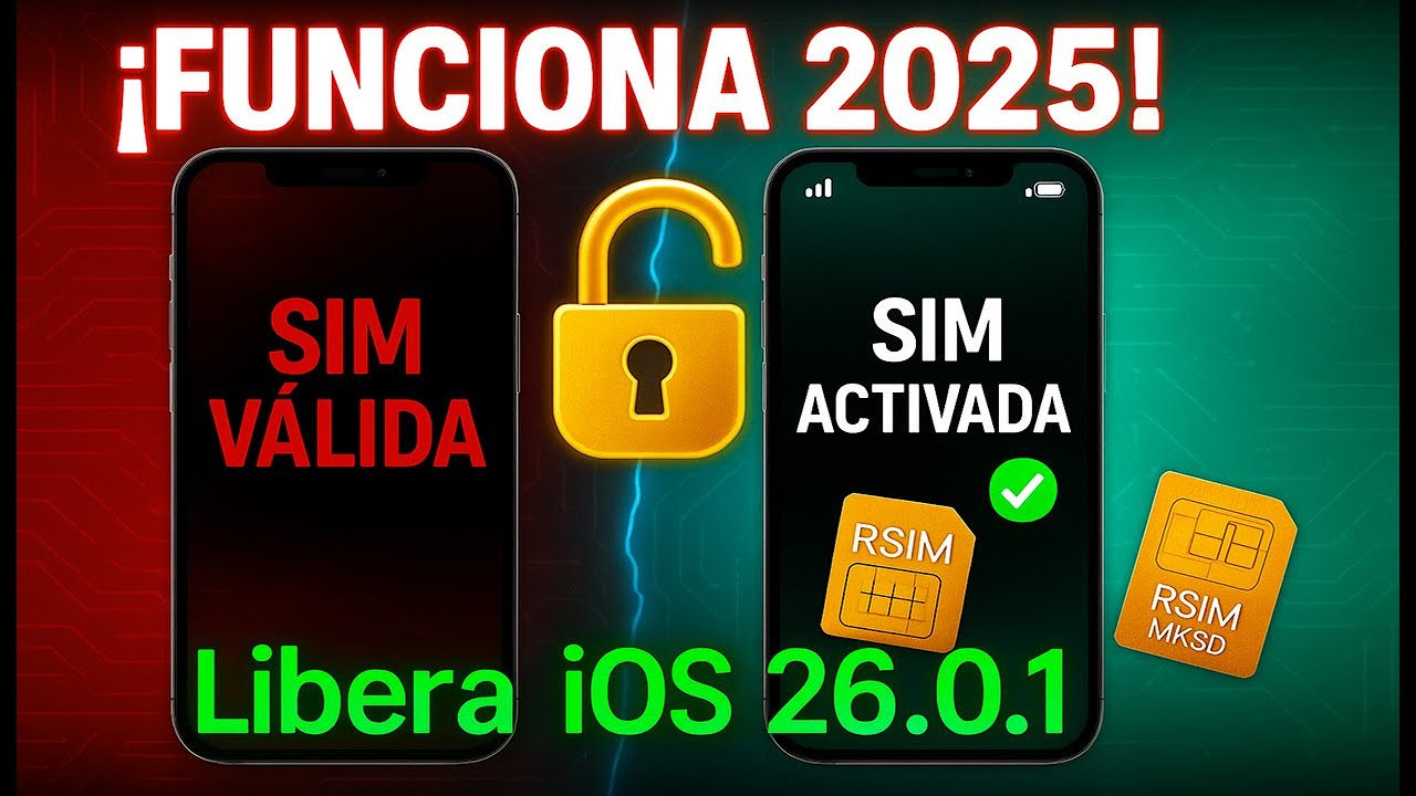Como LIBERAR un iPhone con R sim en iOS 26.0.1, Octubre 2025 MKSD Ultra.