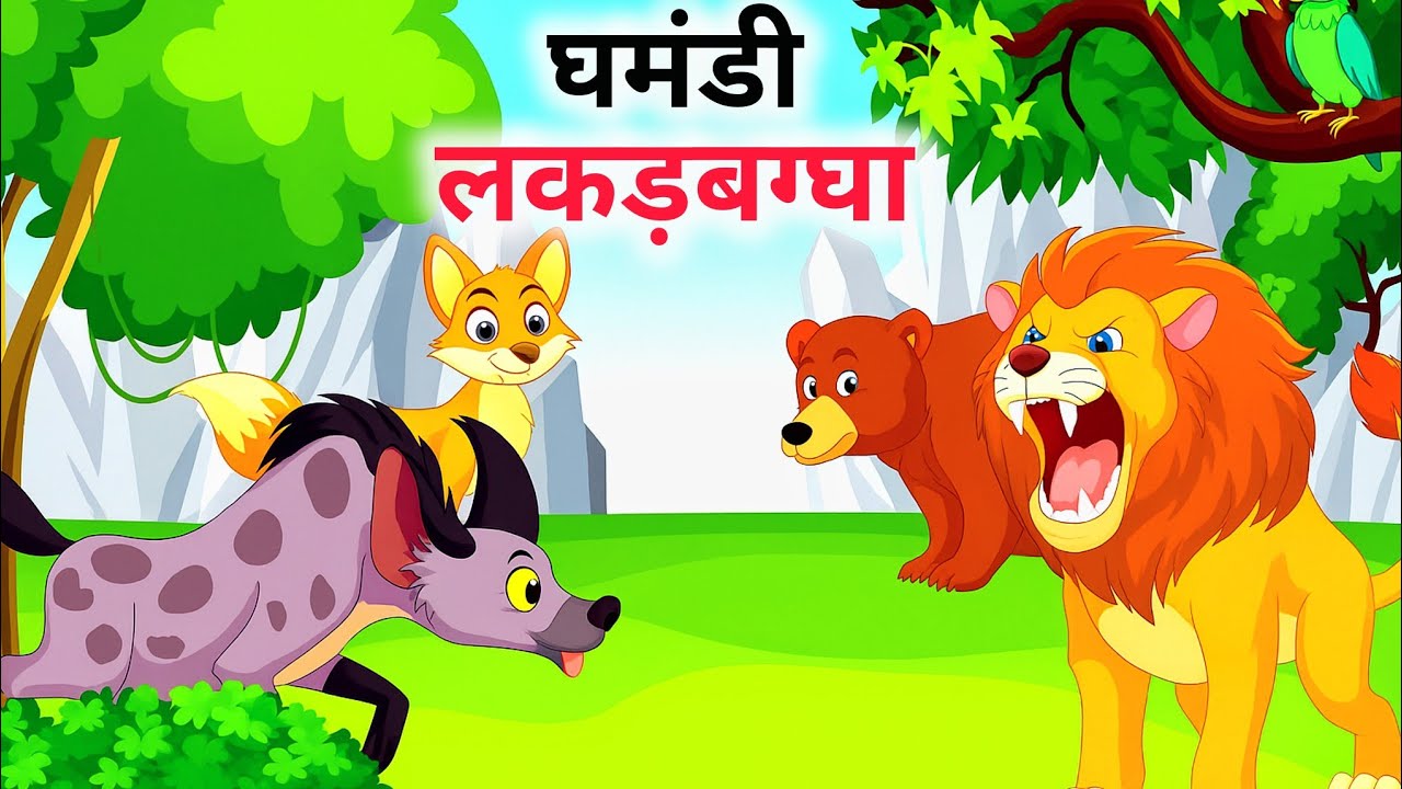 घमंडी लकड़बग्घा | Hindi Kahani | Moral Stories |Panchtantra Kahani 