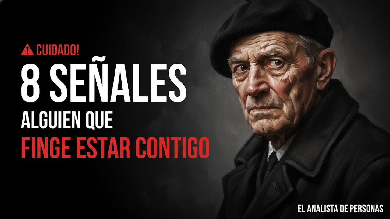 ⚠️ CUIDADO! 8 SEÑALES DE ALGUIEN QUE FINGE ESTAR CONTIGO | EL ANALISTA DE PERSONAS