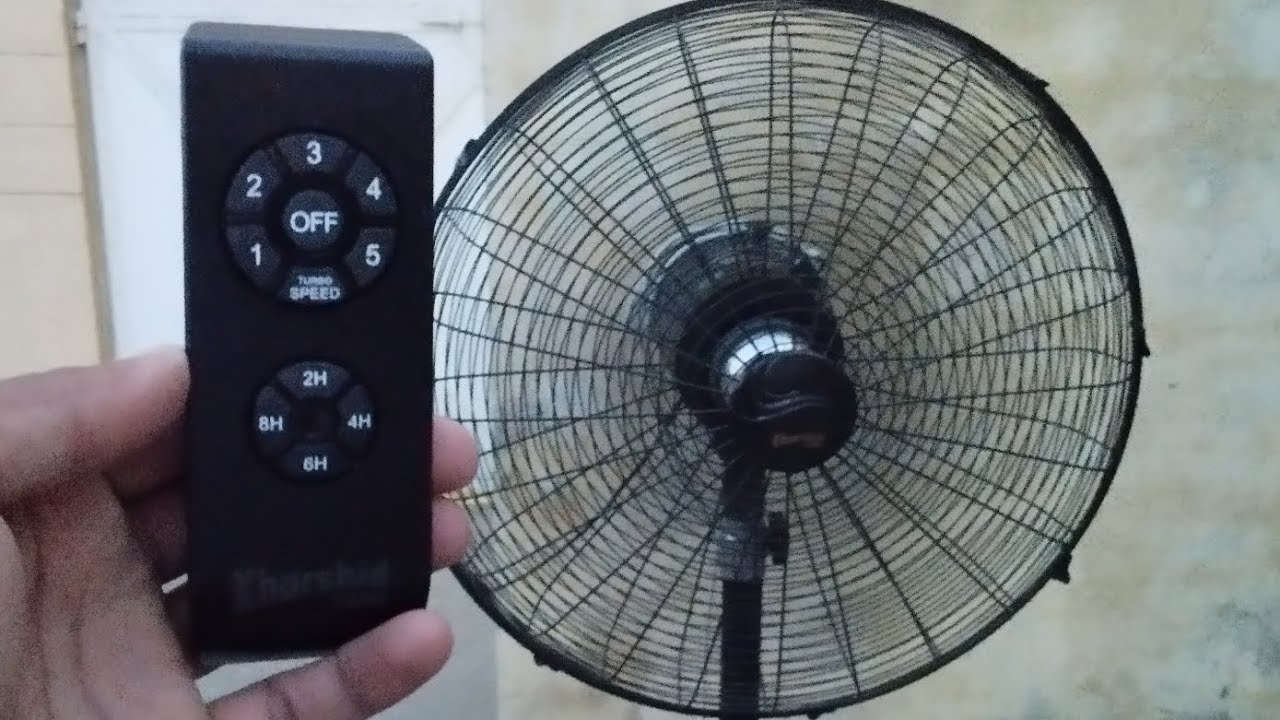 khurshid fan AC DC supreme Model with remote control