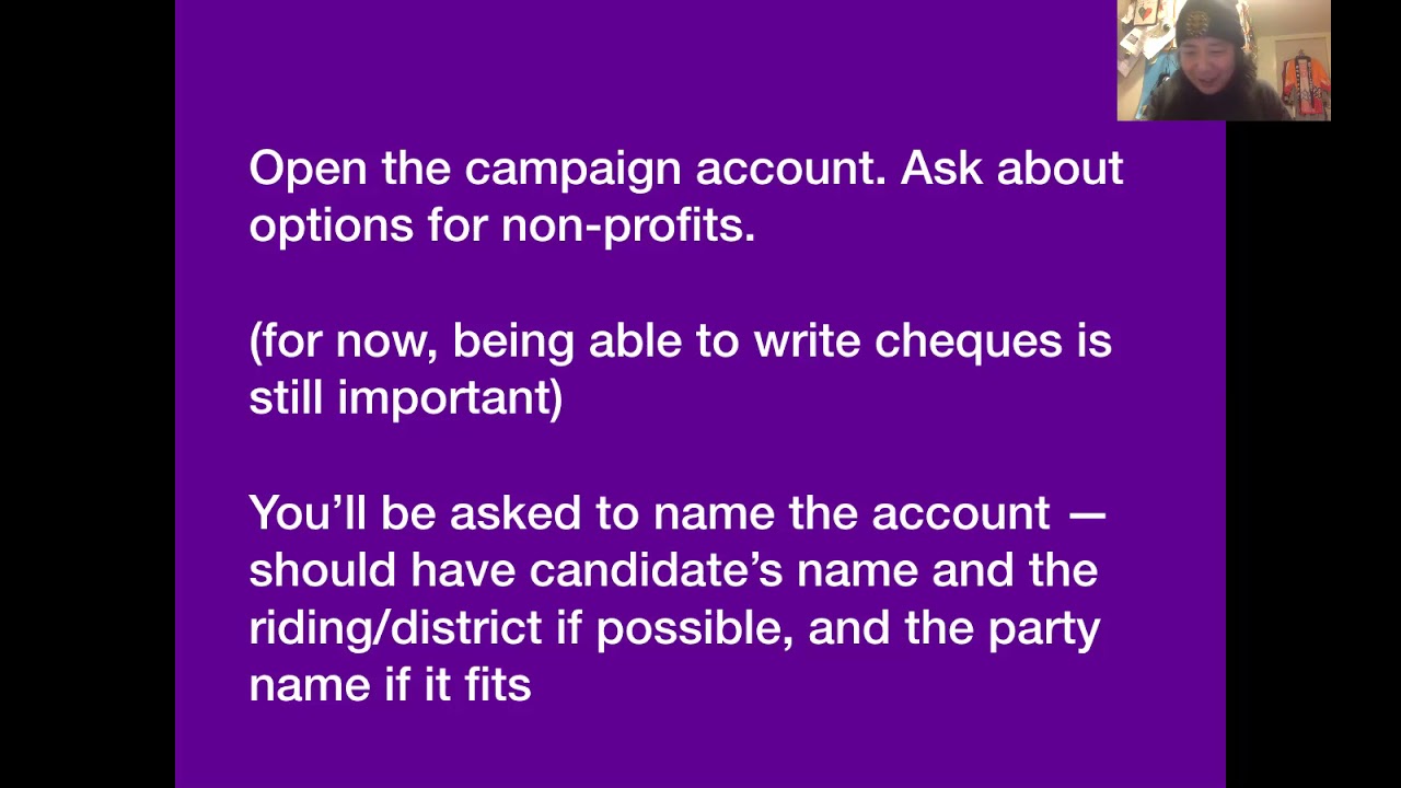 Some key points about being an official agent in a Canadian federal election campaign