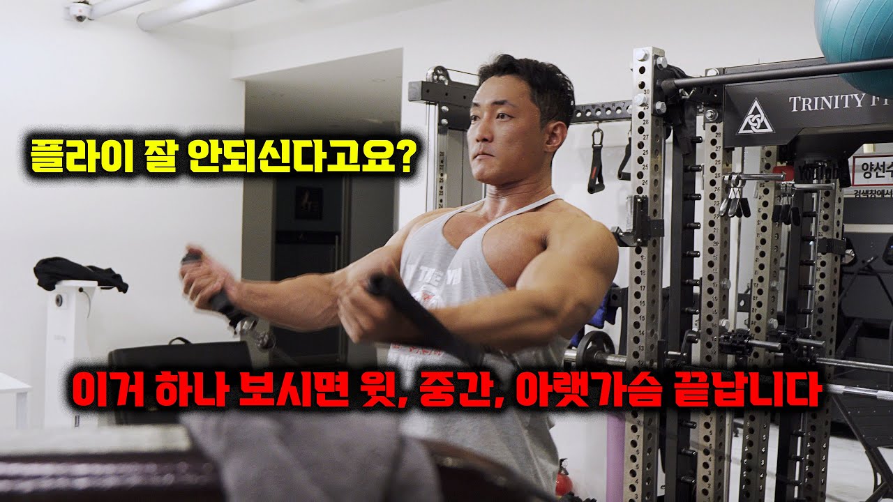 케이블 플라이의 모든 것👍가슴 상.중.하 공략하기