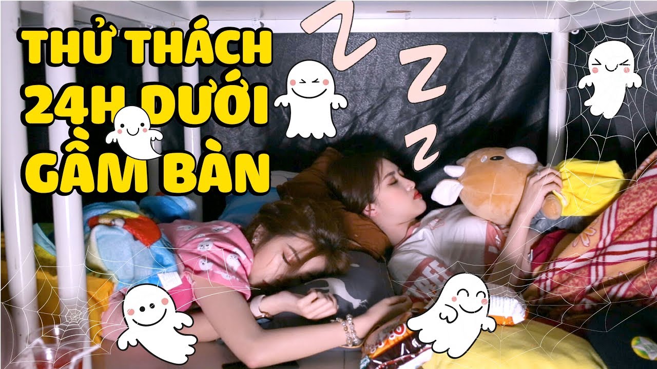 LA LA SCHOOL | THỬ THÁCH 24H DƯỚI GẦM BÀN - TÁM CHUYỆN CON GÁI | CHALLENGE SERIES - DÁM LÀM KHÔNG?