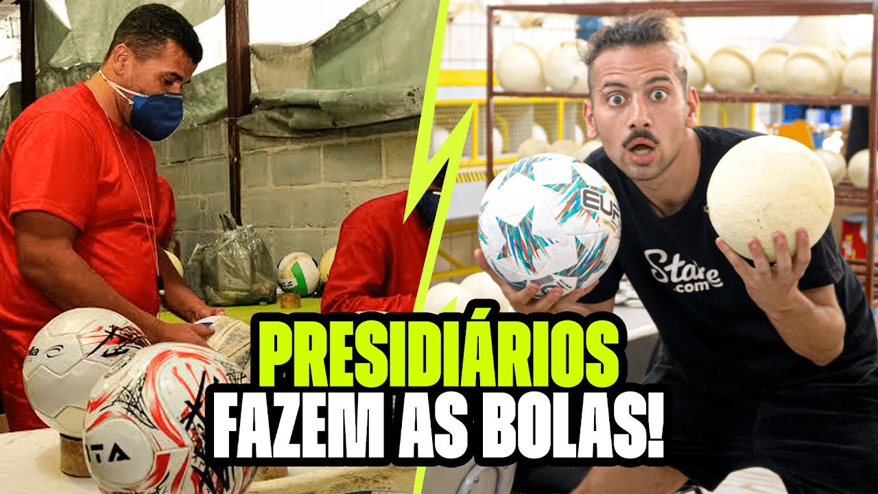 FUI NA FÁBRICA DE BOLAS DE FUTEBOL!