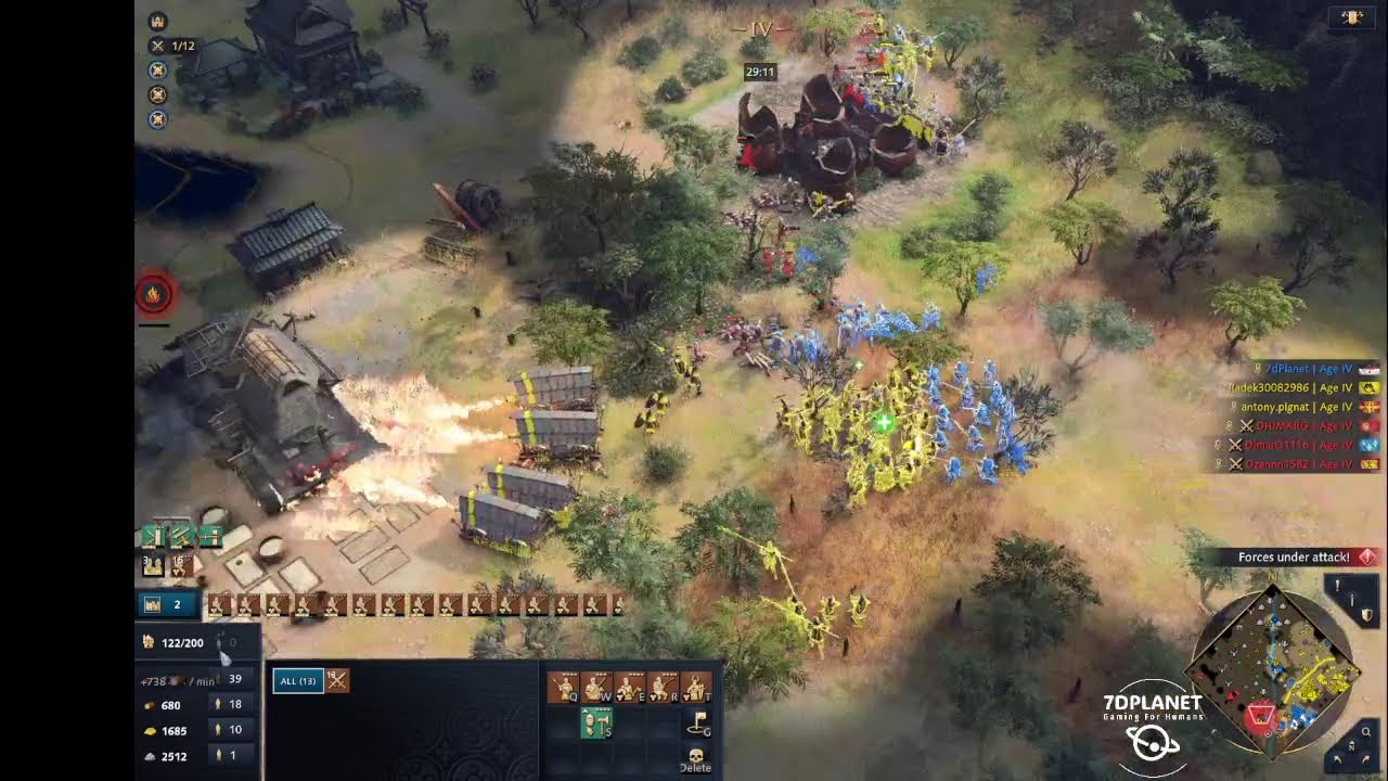 Age Of Empires IV Team Ranked Battle Match