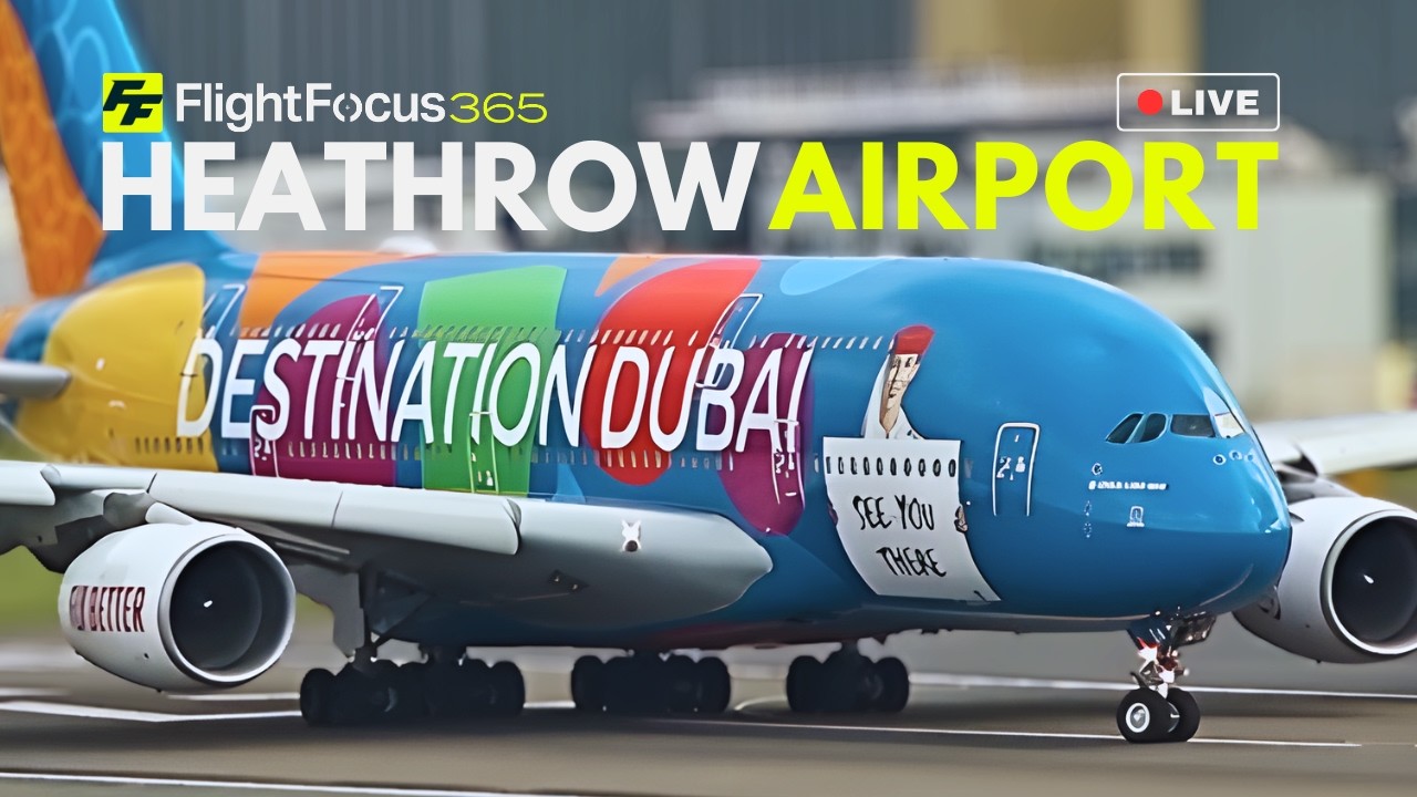 Heathrow Airport Live - Saturday 21st March 2026
