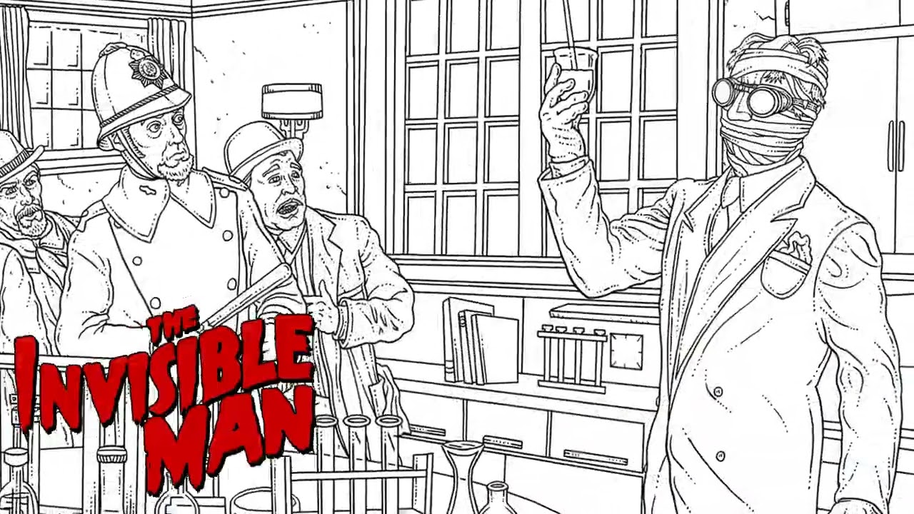 Universal Monsters Coloring Book by Alan Robert