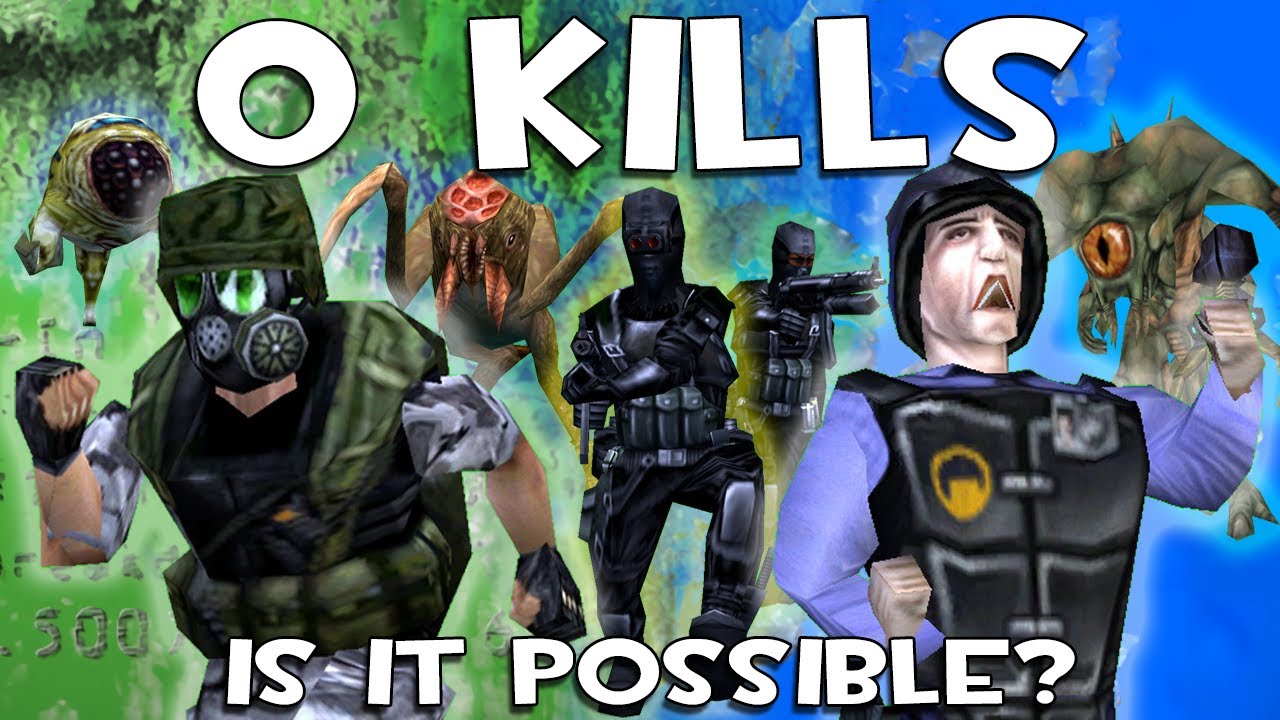 Можно ли пройти дополнения к Half-Life, не убив ни одного врага?