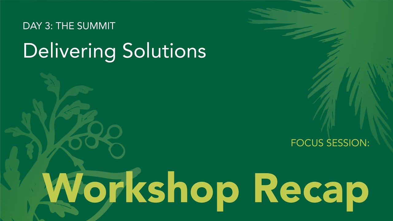 KAUST Workshop for Sustainable Food Security: DAY 3 - Workshop Recap