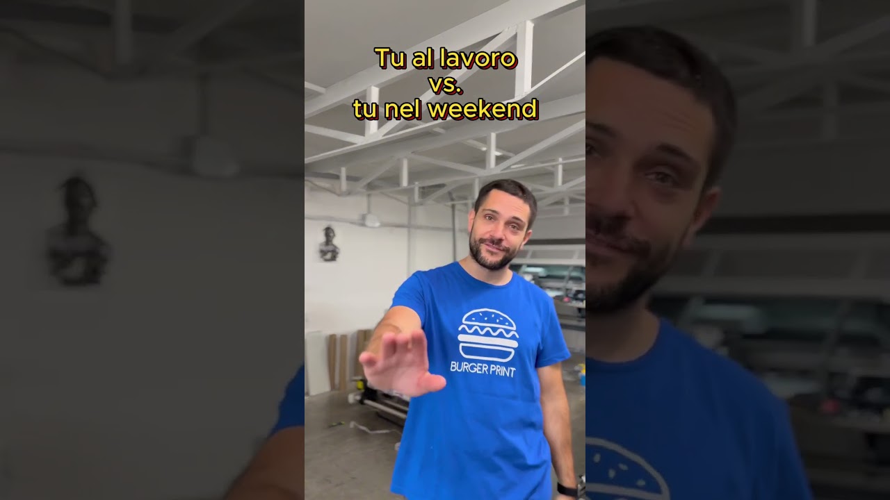 👔 Tu al lavoro vs. tu nel weekend