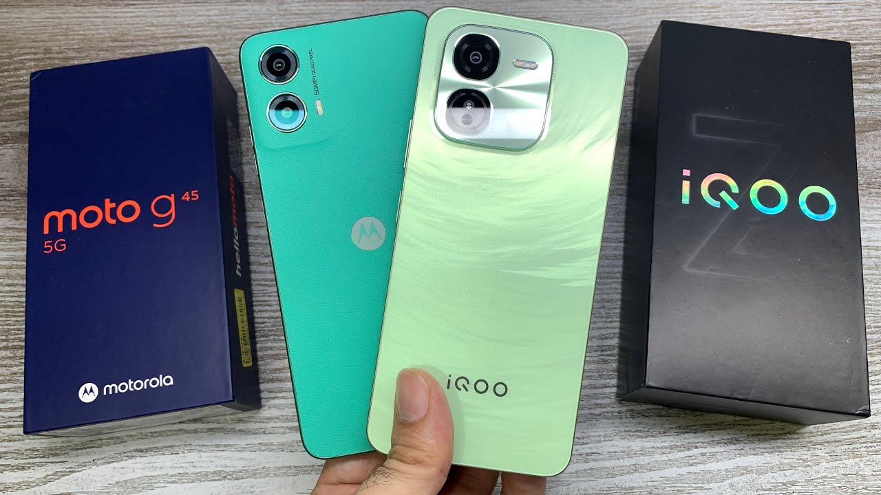 Moto G45 5g vs iQoo Z9x 5g - Best konsa ? | Gaming processor 🎮| Best Camera 📸| Flipkart Sale 🔥