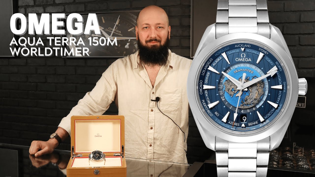 Omega Seamaster Aqua Terra Worldtimer GMT Watch 220.10.43.22.03.001 Review | SwissWatchExpo