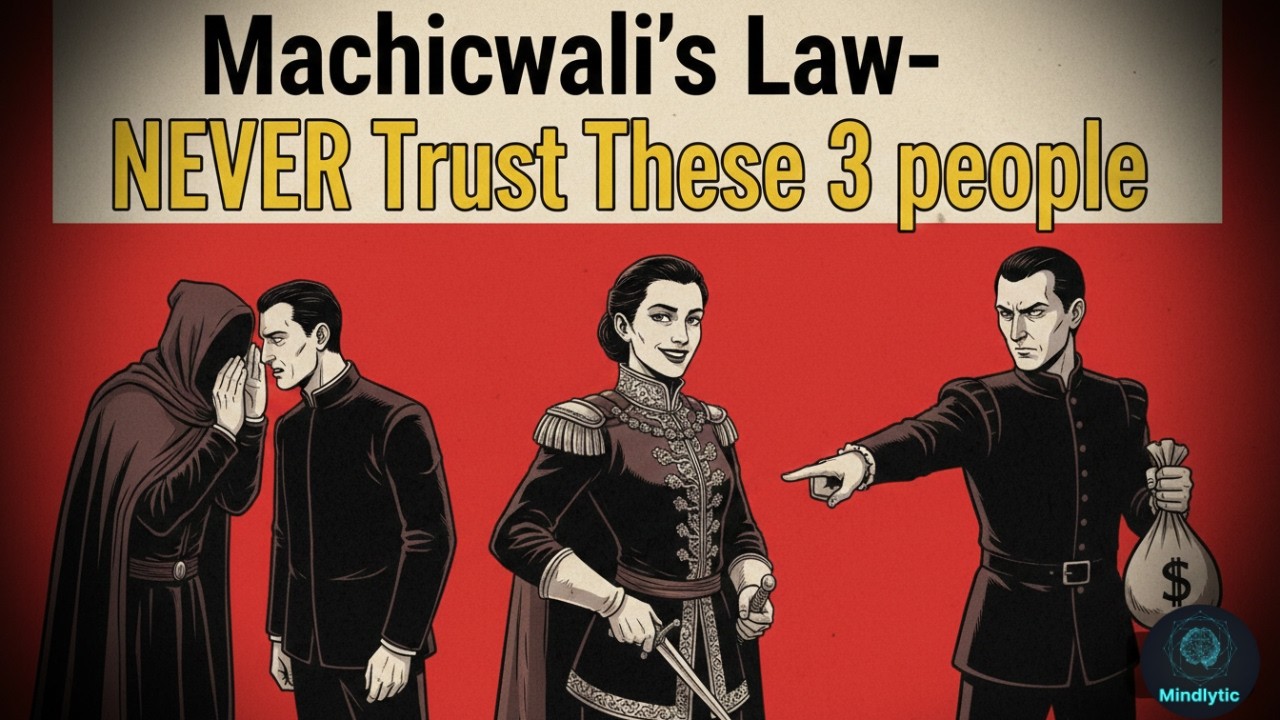 Machiavelli’s Law-  NEVER Trust Anyone Who Does These 3 Things | Human Psychology | Dark Psychology