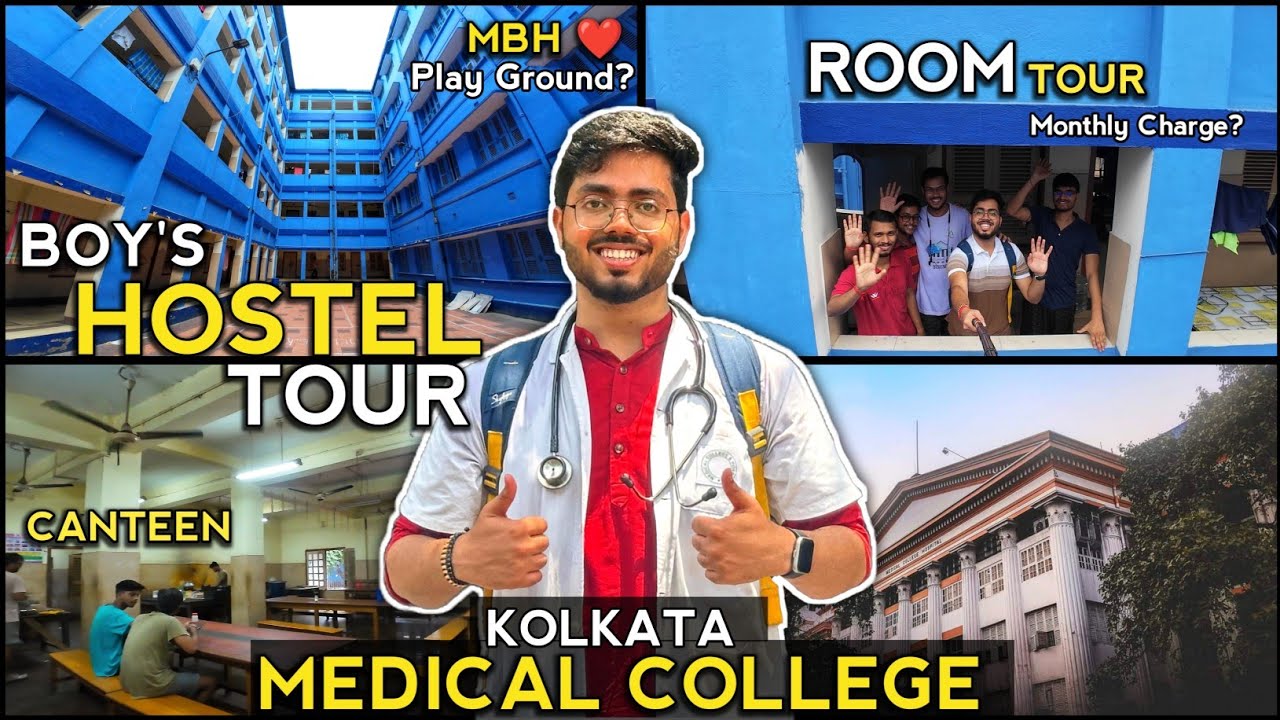 HOSTEL TOUR | Medical College Kolkata | Room Tour,Canteen,Play Ground | MBBS