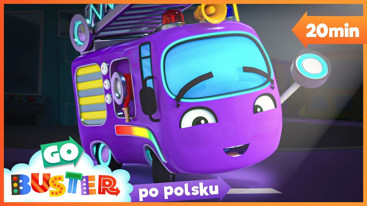 Tęczowa myjnia | Autobus Buster | Bajki dla dzieci | Go Buster po polsku