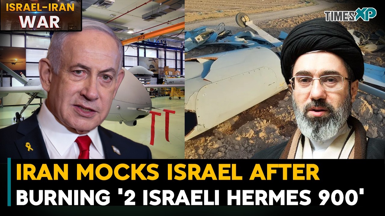 Iran Mocks Israel After Burning '2 Israeli Hermes 900'| Iran-Israel-U.S. War