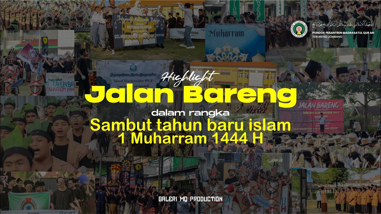 ANTUSIAS SANTRI MQ SAMBUT TAHUN BARU ISLAM 1 MUHARRAM 1444H || PP. MADRASATUL QUR AN