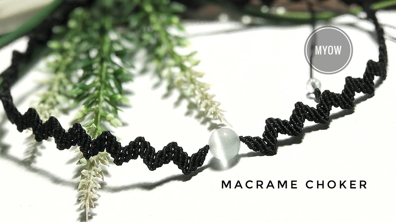 MACRAME NECKLACE - CHOKER - MYOW 368