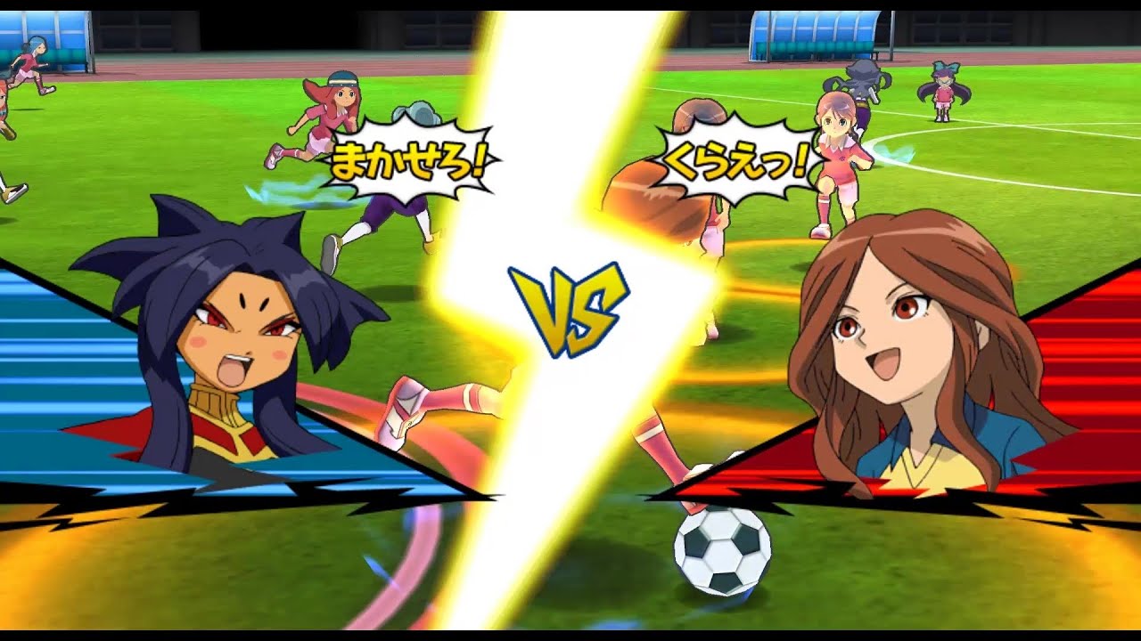 Inazuma Eleven Go Strikers 2013 Xtreme - Inazuma Girls vs Girls Go 1.0 Wii 1080p (Dolphin/Gameplay)