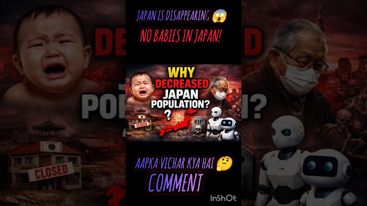 Why Japan Population Is Decreasing So Fast? 😱 