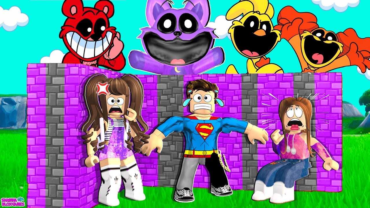 CONSTRUA PARA SOBREVIVER AO CATNAP😨 Build To Survive Poppy Playtime Chapter 3 - Roblox