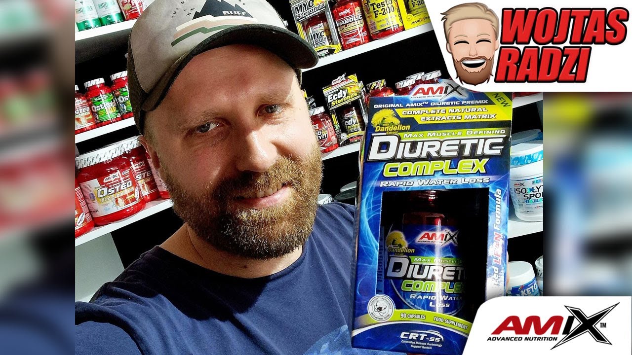 Tabletki na usuwanie wody z organizmu, Diuretyk Amix Diuretic Complex -  #WojtasRadzi