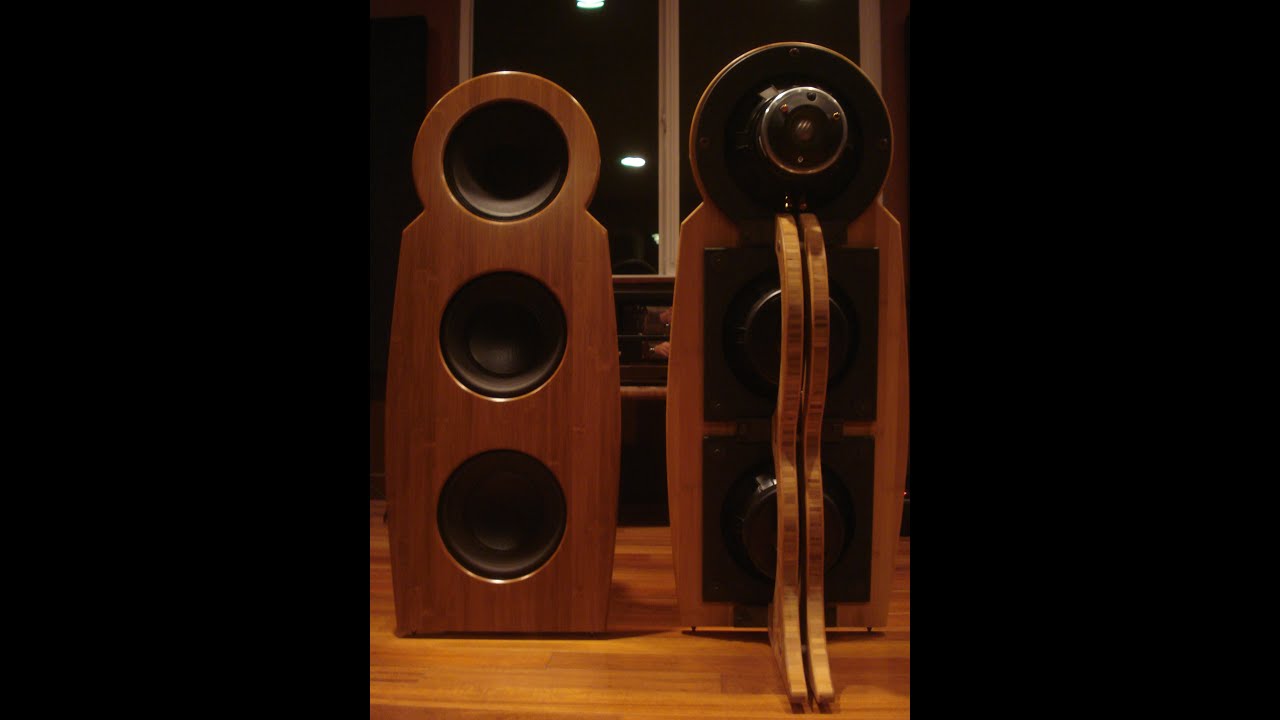 DIY Bamboo Plywood Open Baffle Speaker