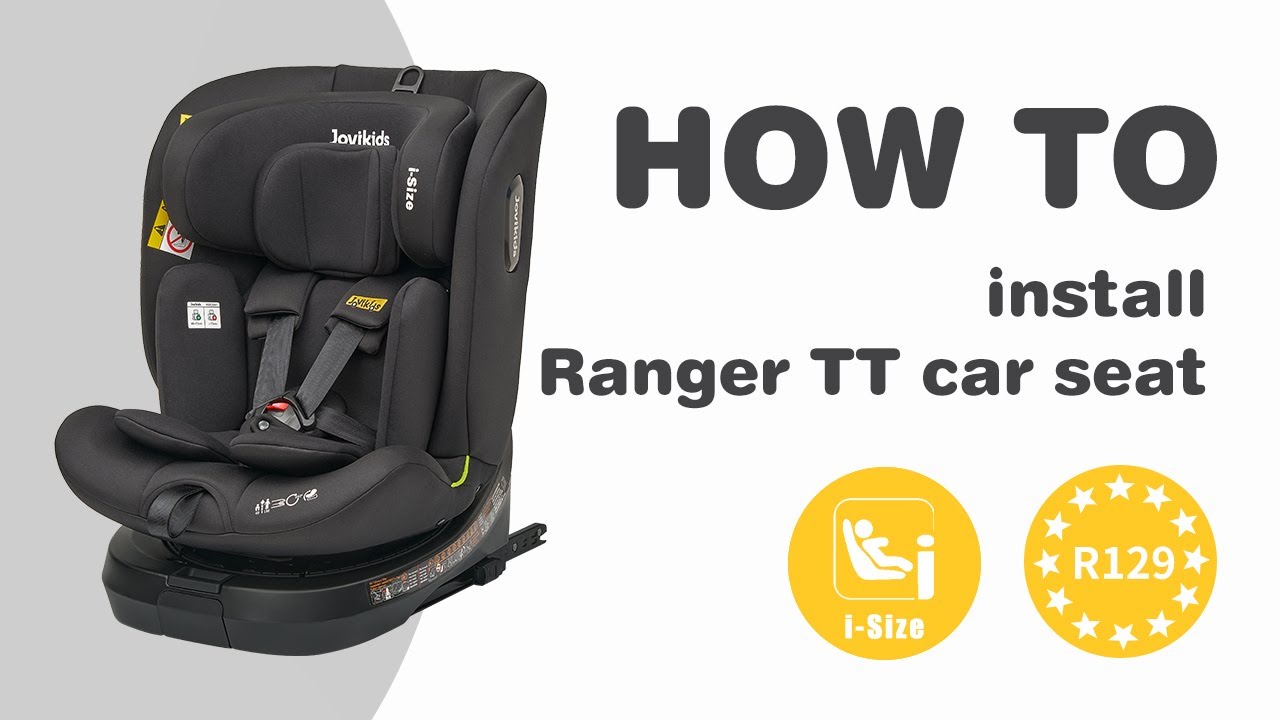 How to install JOVIKIDS RANGER TT 360&deg; Rotation Car Seat - WDCS001 #carseat #jovikids #howto