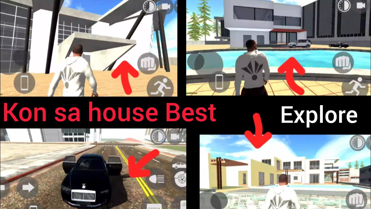 Kon Sa House Best Hai? 😱 Luxury House Explore in Game | Rich House vs Normal House