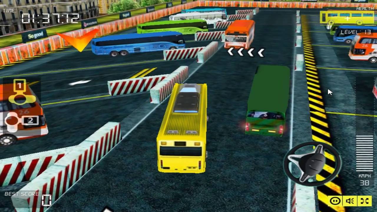 Busman Parking 3D - Gameplay - Walkthrough