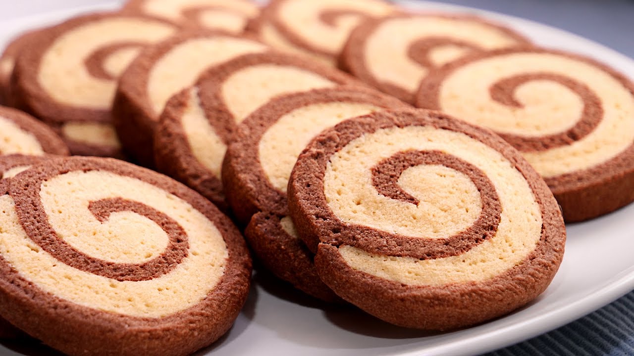 Galletas Bicolor (Vainilla y Chocolate) Fáciles y Deliciosas