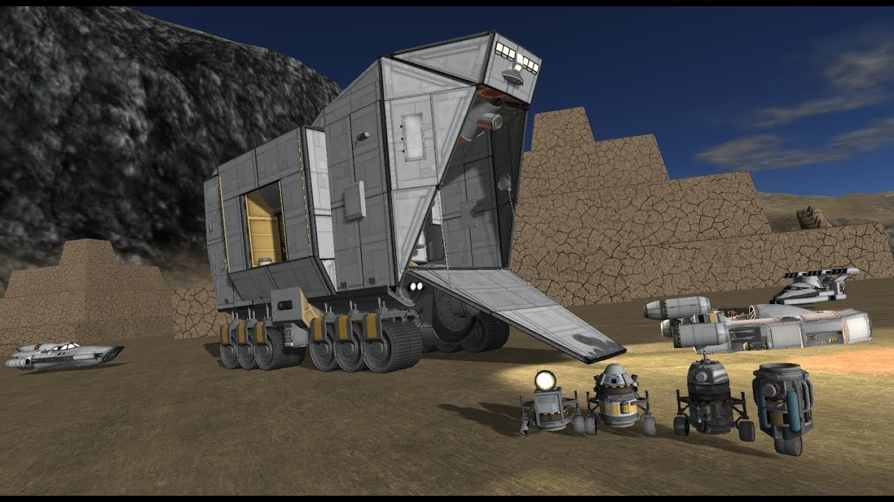 Star Wars - Sand Crawler in Stock Kerbal Space Program