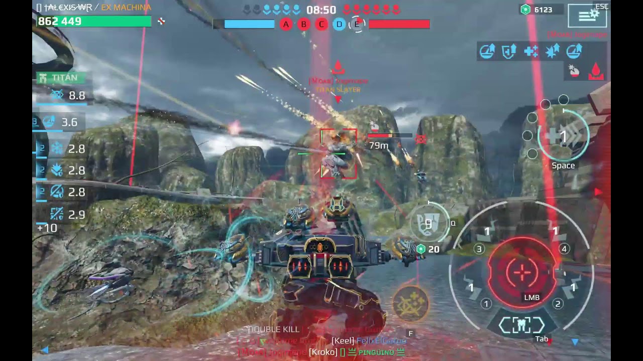 PLATAFORMAS SEPARADAS | WAR ROBOTS EN VIVO
